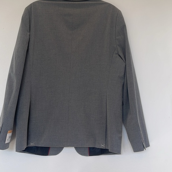 NWT Ethan Pierce Skinny Fit Gray Sport Jacket 44R - Picture 6 of 8